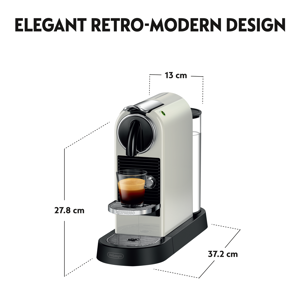Nespresso by Delonghi Citz White Coffee Machine